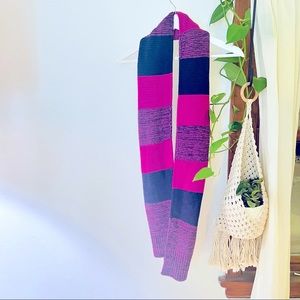 Purple + Blue Cotton Scarf